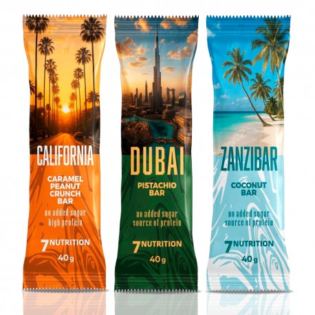 7nutrition Protein Bar - 40g Mix (Package x12)