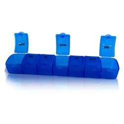 IronFlex Pill Box Week - 1pcs. blue