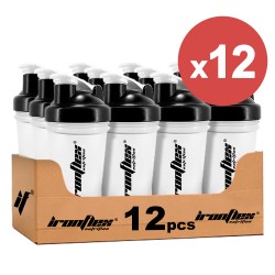 IronFlex Shaker Premium - 500ml transparent (Package x12)