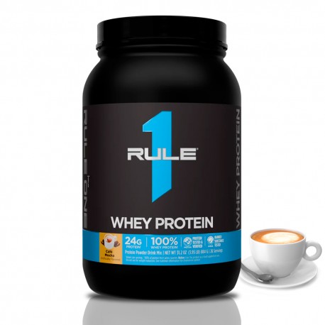 Rule1 Whey Protein -  918g cafe mocha