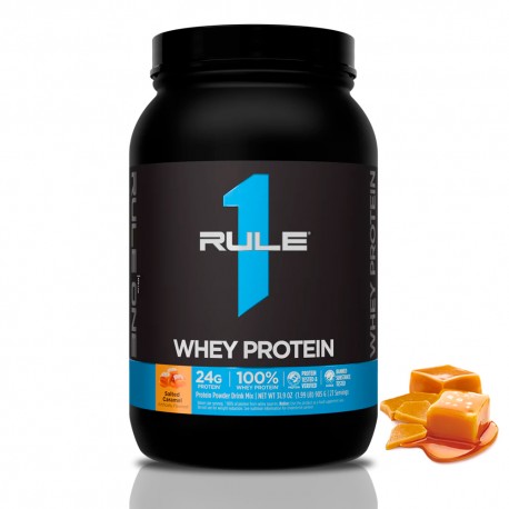 Rule1 Whey Protein -  905g salted caramel