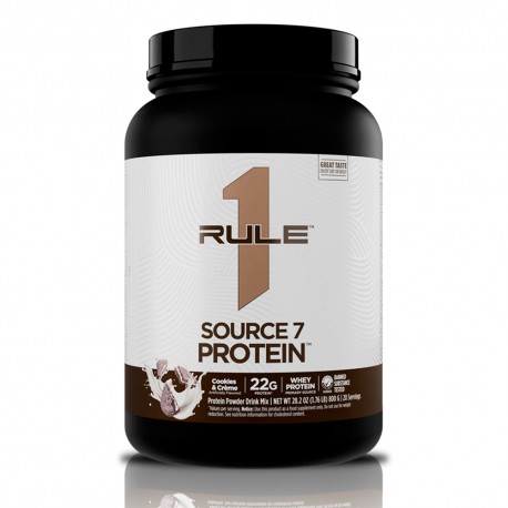 Rule1 Source 7 Protein - 809g cookies cream