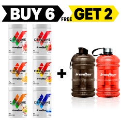 IronFlex Citrulline - 500g mix (Package x6) + 2x galon 2,2l