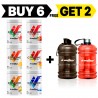 IronFlex Citrulline - 500g mix (Package x6) + 2x galon 2,2l