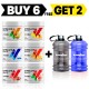 IronFlex Citrulline - 200g mix (Package x6) + 2x galon 2,2l