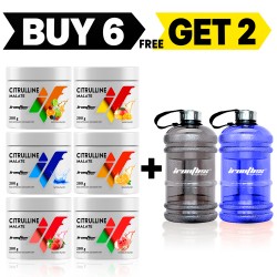 IronFlex Citrulline - 200g mix (Package x6) + 2x galon 2,2l