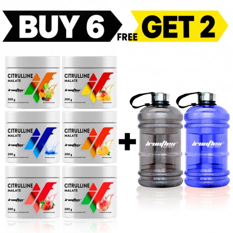 IronFlex Citrulline - 200g mix (Package x6) + 2x galon 2,2l