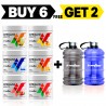 IronFlex Citrulline - 200g mix (Package x6) + 2x galon 2,2l