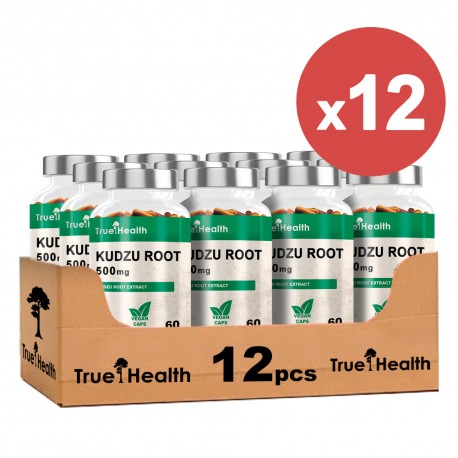 True Health Kudzu Root - 60 caps. vegan (Package x12)