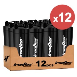 IronFlex Shaker Steel - 750ml black (Package x12)
