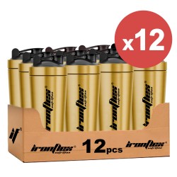 IronFlex Shaker Steel - 750ml gold (Package x12)