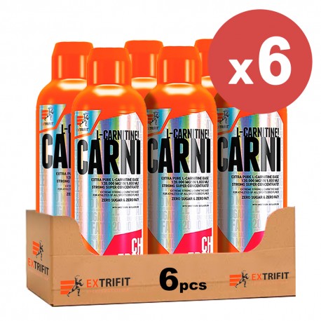 Extrifit CARNI 120000mg - 1000ml cherry (Package x6)