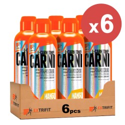 Extrifit CARNI 120000mg - 1000ml pineapple mango (Package x6)