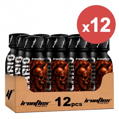 IronFlex Sicario Pre-workout shot - 120ml mango (Package x12)