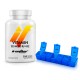 IronFlex Vitamin D3 4000 + K2 - 200 softgel + Pill Box Week Blue