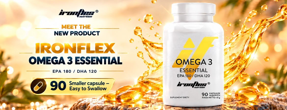 IronFlex Omega 3 Essential - 90 softgel.