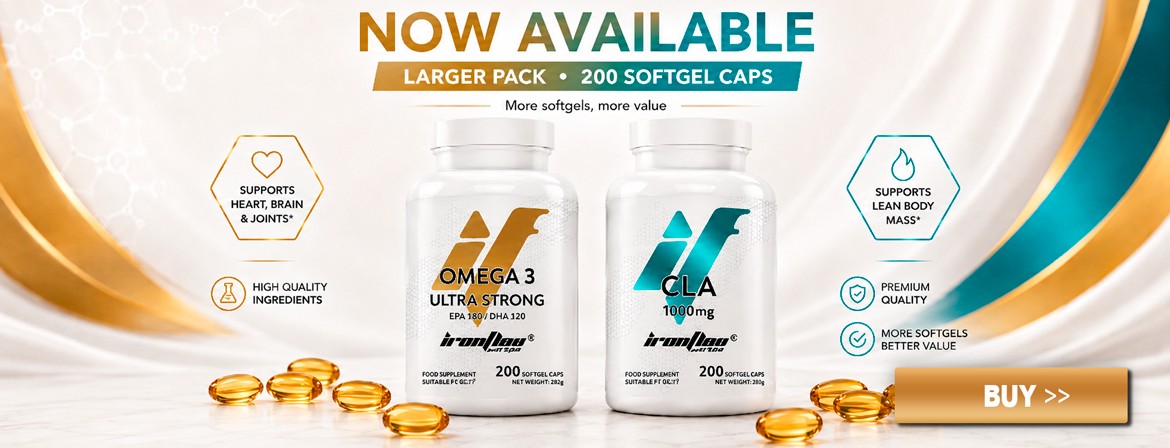 Larger pack CLA 1000 & Omega 3 Ultra Strong 200 softgel