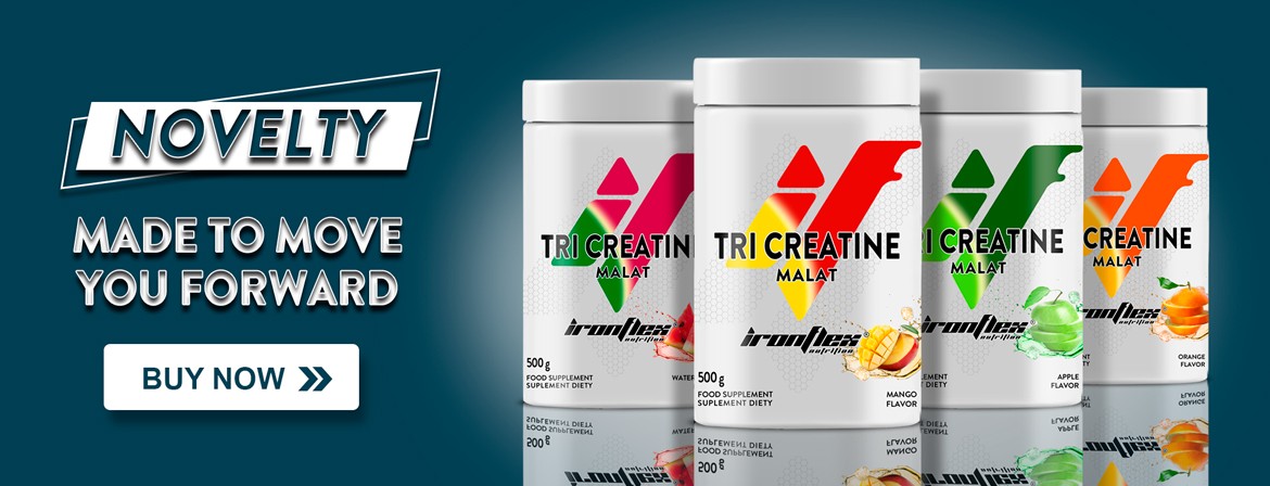 IronFlex Tri Creatine Malate - 500g orange