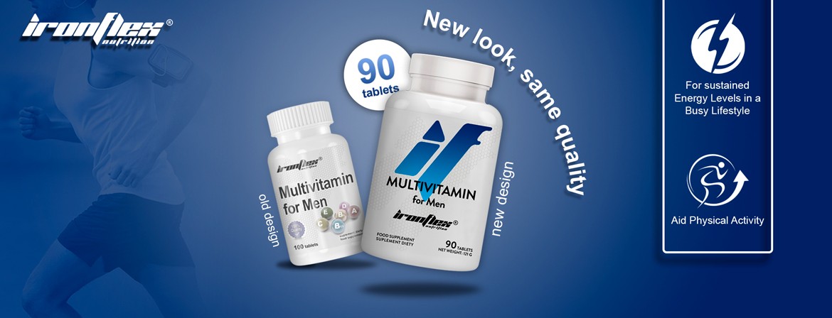 IronFlex Multivitamin for Men - 90 tabs.