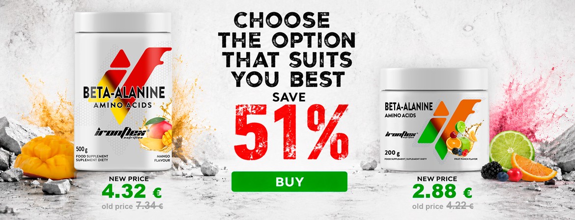 IronFlex Beta - Alanine - 200g / 500g