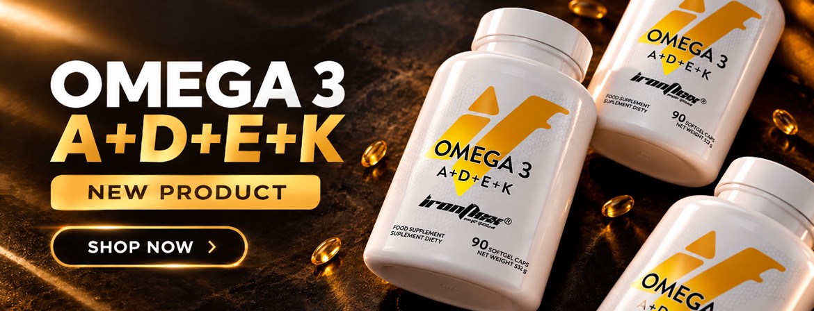 IronFlex Omega 3 A+D+E+K - 90 softgel.