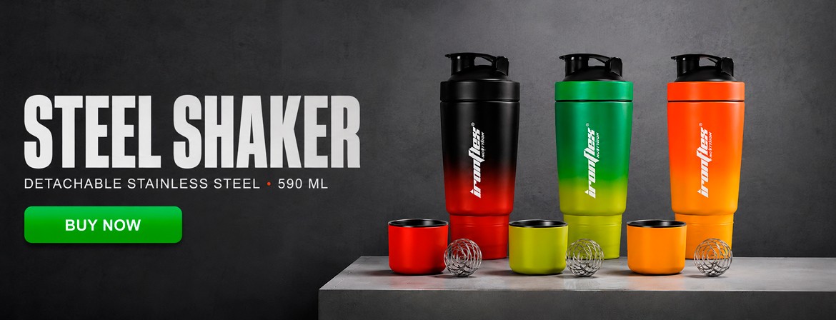 IronFlex Shaker Steel - 591ml