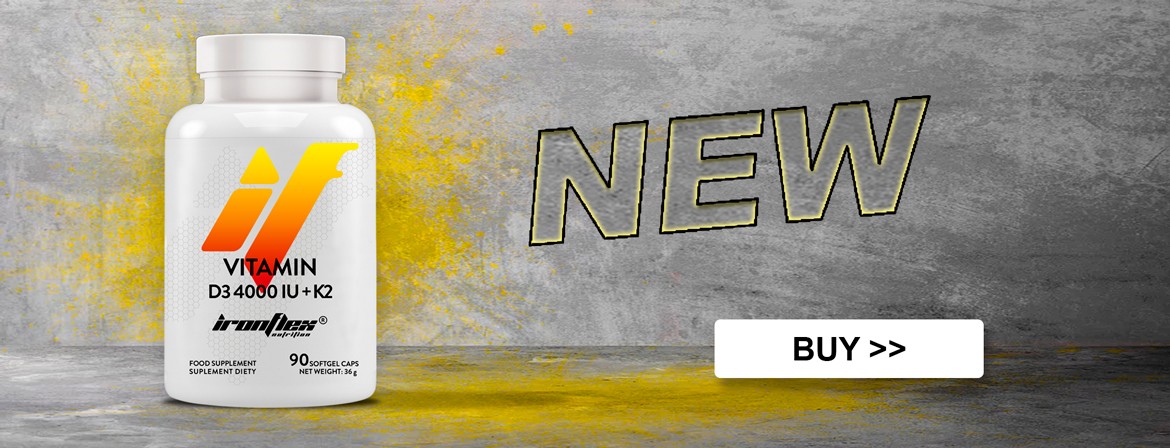 IronFlex Vitamin D3 4000 + K2 - 90 softgel