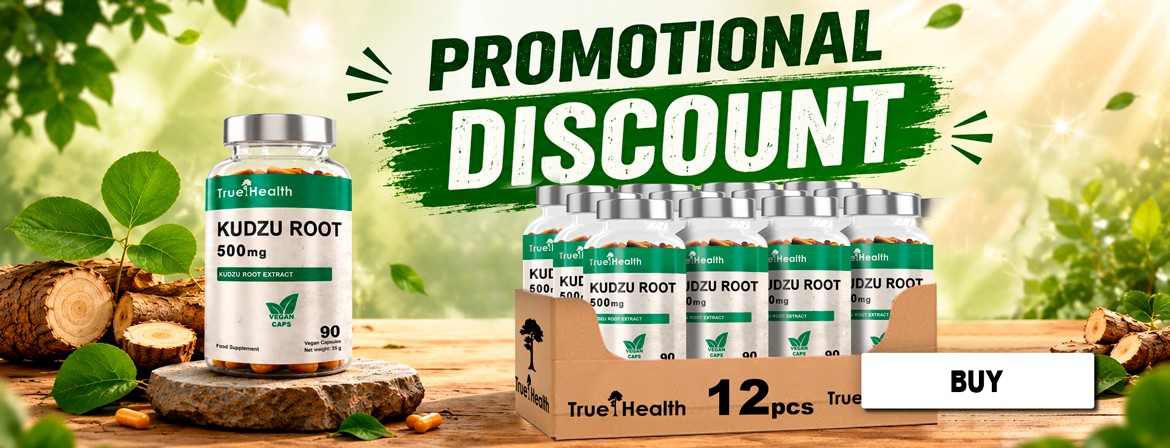 True Health Kudzu Root - 90 caps. vegan